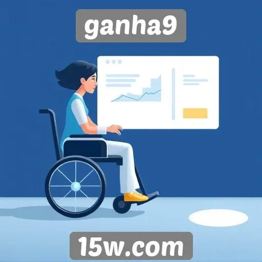 Acessibilidade e interface do site ganha9